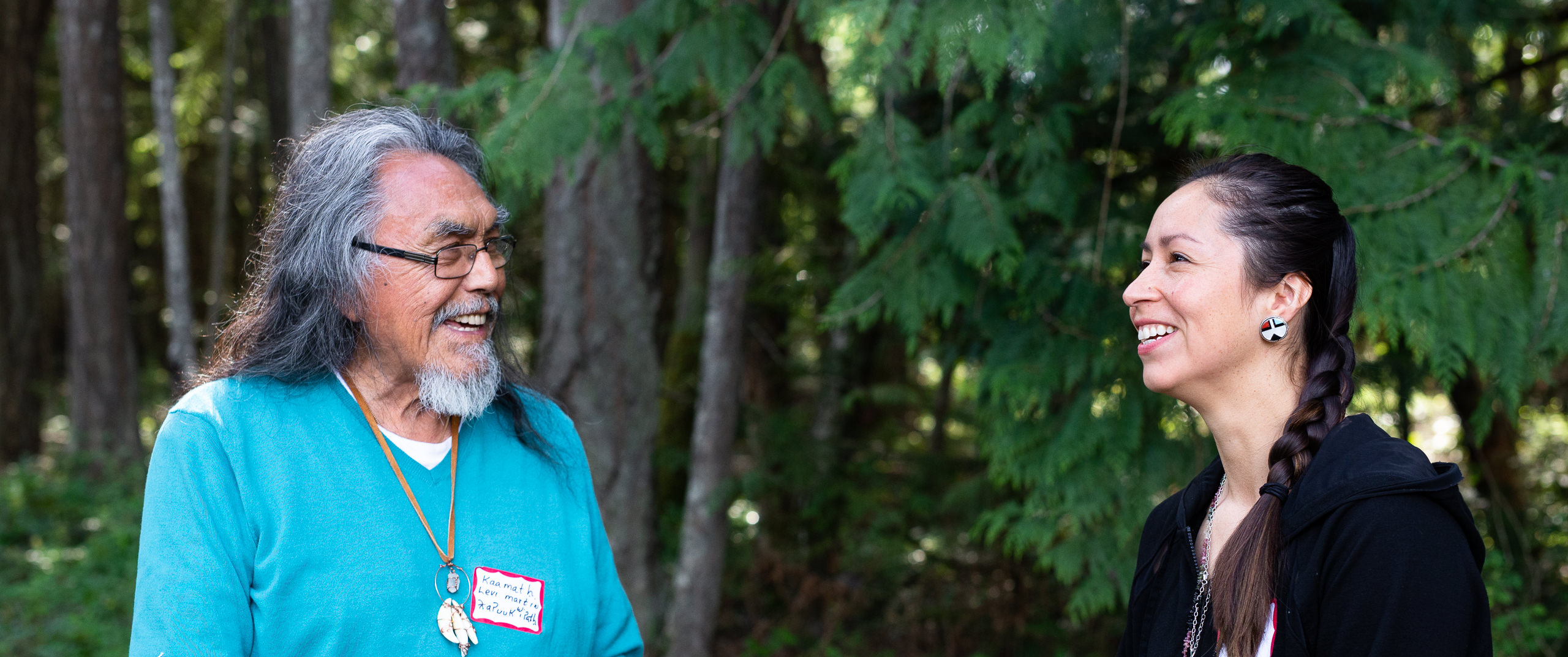Elder fluent speaker and young language learner B.C. Indigenous Language Revitalization