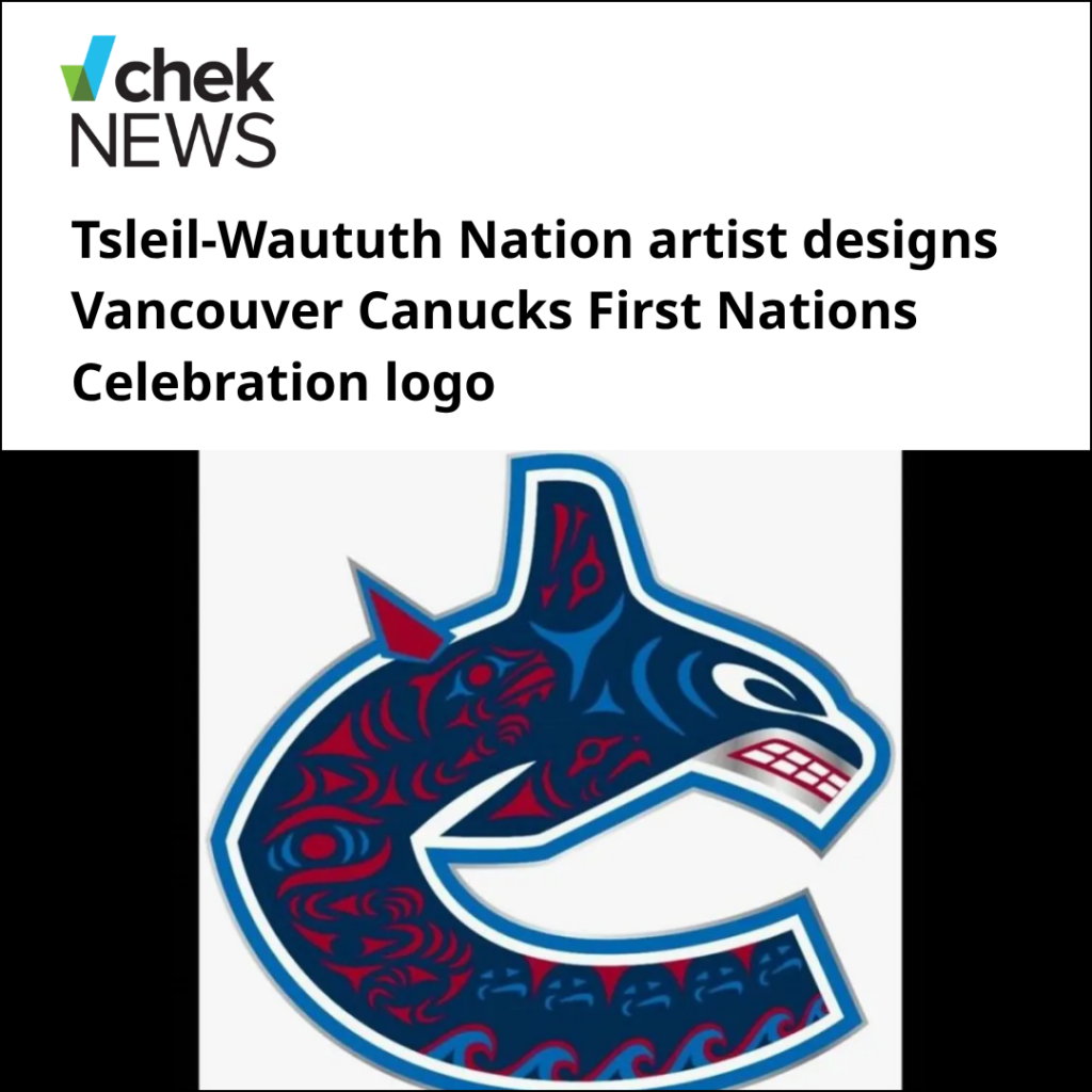 Tsleil-Waututh Nation artist designs Vancouver Canucks First Nations Celebration logo